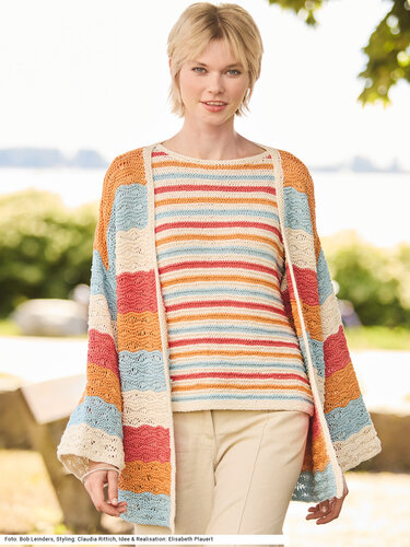 Kurzarmpulli und Jacke