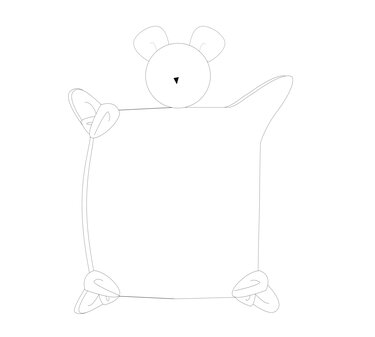 Sewing Pattern Soft Toy TONDINO PDF 3 in 1 Lovey Teether A4/US Letter