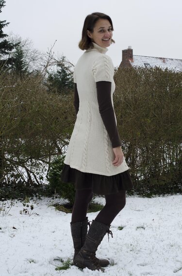 Strickkleid, Tunika "Lillehem" - Stricken