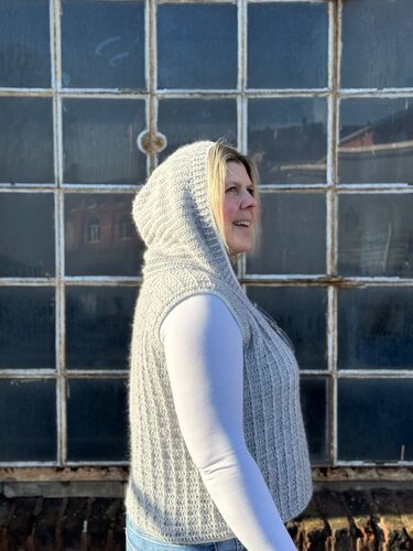 Häkelanleitung Zudi Hoodie Pullunder/Pullover - Bild 4