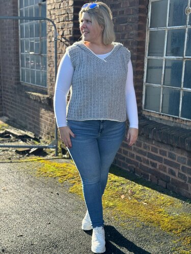 Häkelanleitung Zudi Hoodie Pullunder/Pullover - Bild 5