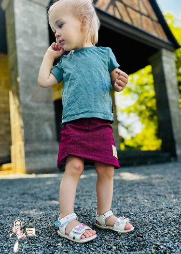 Schnittmuster Kinderrock, Nähanleitung, Schnittmuster, überlappender Rock - Bild 10