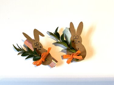 Hase als Geldgeschenk zu Ostern - Basteln
