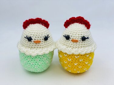 Easter Chicklet  - Amigurumi Crochet Pattern