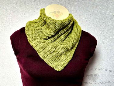 Fix gestricktes Tuch / Halstuch „Flotti“ für die ganze Familie / Anleitung - Stricken