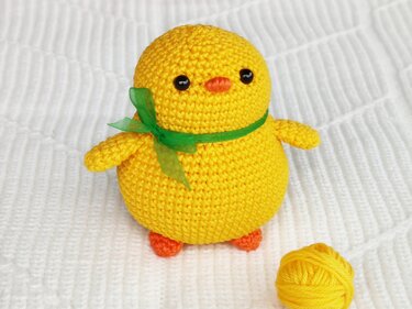 Häkelanleitung ohne Zusammennähen Psyuschkin das mollige Küken