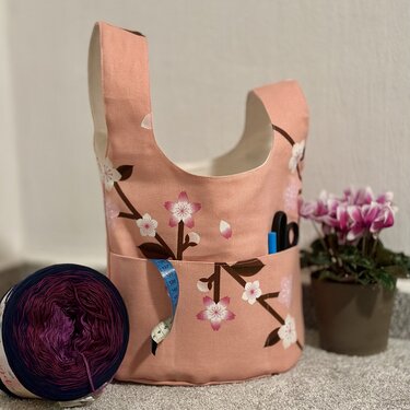 Schnittmuster Projektbeutel satter WollSchlingeL - Nähen