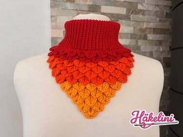 Schalkragen Dragons - Häkeln