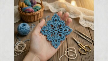 Crochet Square Motif Pattern PDF + Video Tutorial – Granny Square