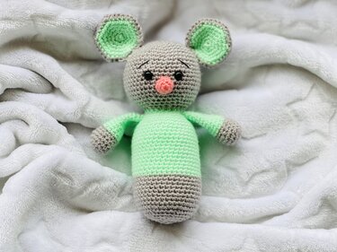 Häkel-Maus "Kokon", Erste Kuschelfreund,Kokon-Mäuschen - Häkeln