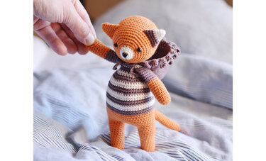 Katze und Löwe Amigurumi Häkelanleitung – 2 in 1 Kätzchen mit Löwen-Hoodie