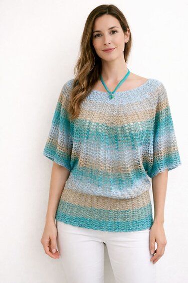 Fledermauspulli Flügerl Sommerversion - Häkeln