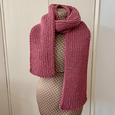 Strickanleitung Schl Reykjavik - dicker und warmer Winterschal für Anfänger