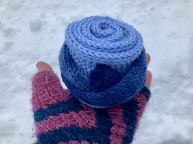 Wickelstirnband - Stricken