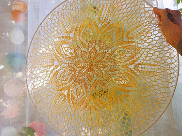 Strickanleitung Mandala "Love"- für drei unterschiedliche Mandalas