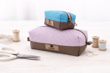 Nähanleitung Taschenset BoxiFoxi mit Schnittmuster zum Ausdrucken