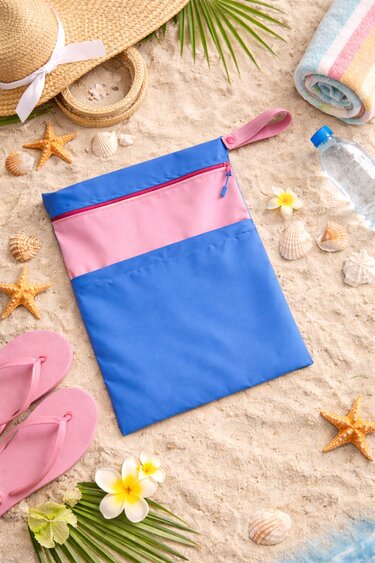 Wetbag Willy / Nasstasche nähen mit 1 oder 2 Reißverschlüssen