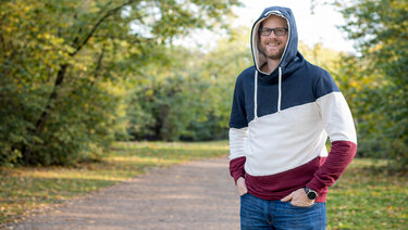 Herren-Hoodie "SlashMan" Gr. XS-5XL - Nähen