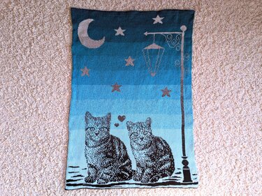 Baby / children's blanket "Sweethearts" - double knitting pattern