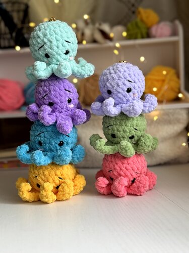 Crochet no sew beginner friendly plush octopus - ENG