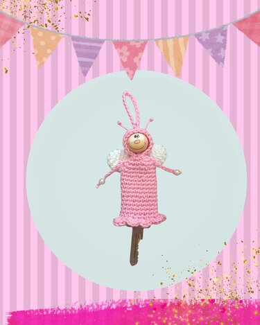 Little Helpers – Crochet Pattern for Keychains & Shopping Cart Token Holder
