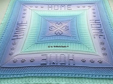 Häkelanleitung CAL Decke "Herzstück" - 9 Teile Häkelspaß