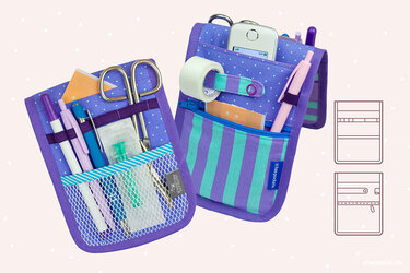 Taschenorganizer "KittelKram" (Schnittmuster und Nähanleitung)
