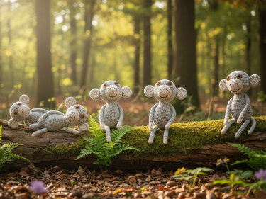 Häkelanleitung: Affe Momo, der kleine Dschungel-Entdecker!