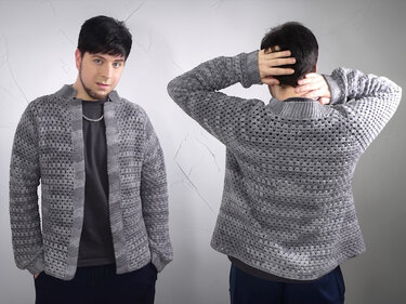 simple Granny Cardigan 2-in-1: Cardigan or Jacket - Crochet Pattern - Image 3