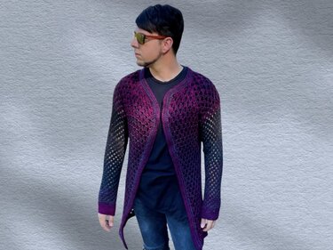simple Granny Cardigan 2-in-1: Cardigan or Jacket - Crochet Pattern - Image 11