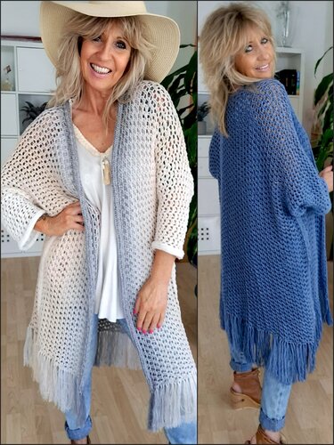 Longdreamy - Häkelmantel für Erwachsene und Kinder - Häkeln