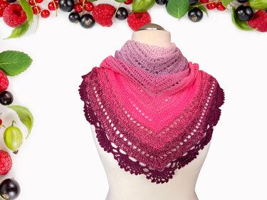 Häkelanleitung für ein Dreieckstuch