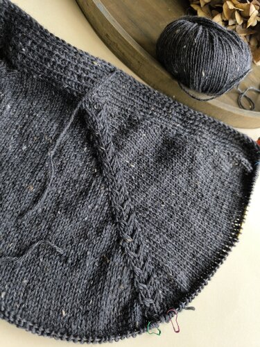 Panda Cardigan Nr.1 - Stricken