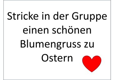 KAL - Osterüberraschung in Doubleface - Stricken