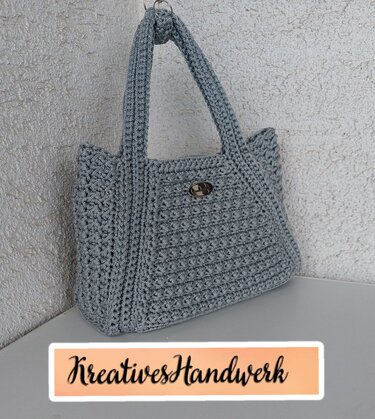 Häkelanleitung für Schultertasche 5 Teile - Bild 2