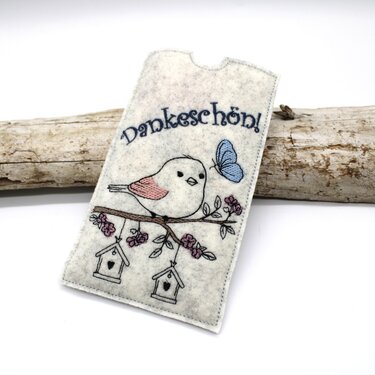 Stickdatei Schokohülle SET Frühling 4 Motive - Sticken