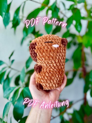 No-Sew Capybara - Crochet