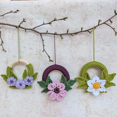 BLUMENKRÄNZE - Häkelanleitung