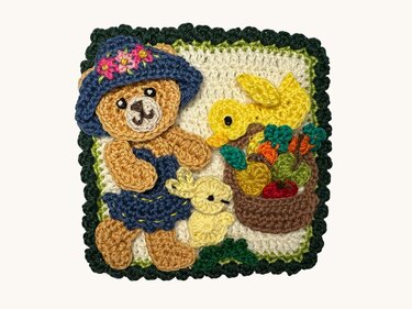 Granny Square Bear 6 crochet