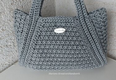 Häkelanleitung für Schultertasche 5 Teile