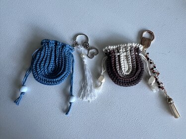 Boho Bag – Crochet pattern for a stylish Boho-style keychain