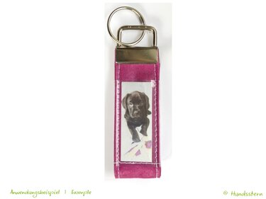 MyPET key fob with photoframes for your photos, 2 sizes, sewing pattern