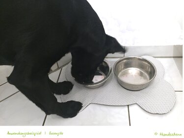 YUMMY non-slip bowl mat for dogs. Sewing pattern