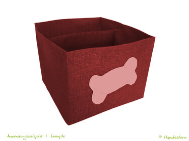 CAYLA Storage Box, lined, in 2 sizes with 2 compartments, sewing pattern