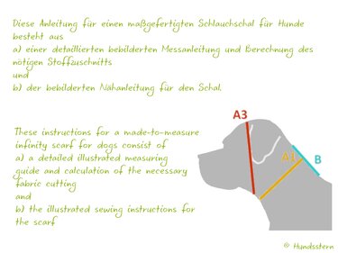 KIRA Schlauchschal nach Maß, Mess- u. Nähanleitung