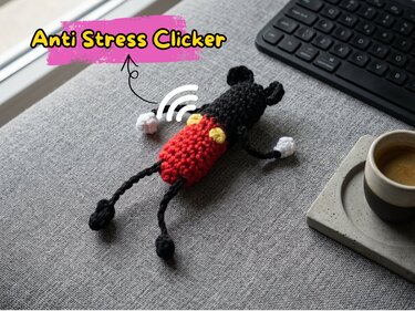 Crochet Anti-Stress Clicker – Cute DIY Fidget Toy