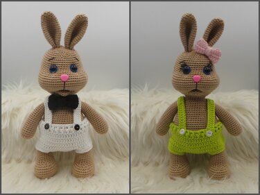 Häkelanleitung Hase Hopsi