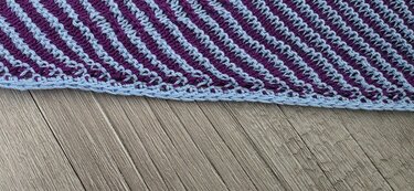 Mermaid, Shadow Knitting, Illusion Knitting, Motif Shawl