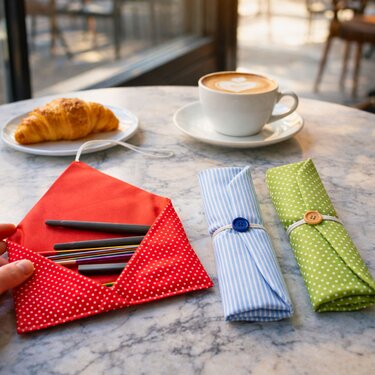 Roll-Up Fabric Organizer Sewing Pattern PDF