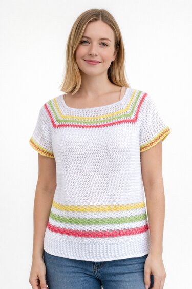 Frühlingspulli Reni - Häkeln